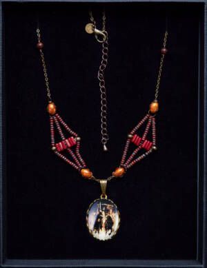 Collier n3 (petit pendentif), Les bijoux des lames du tarot par Justine Darmon